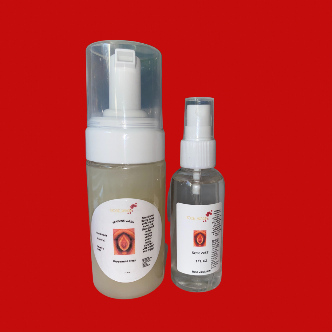 Peppermint Foam Wash Travel set